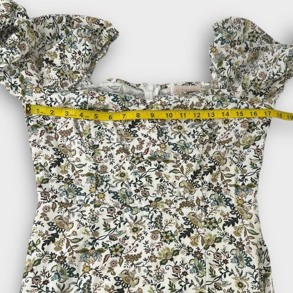 Audrey Parks x Francesca's Bobbi Floral Midi Dress Size Medium - Picture 8 of 9